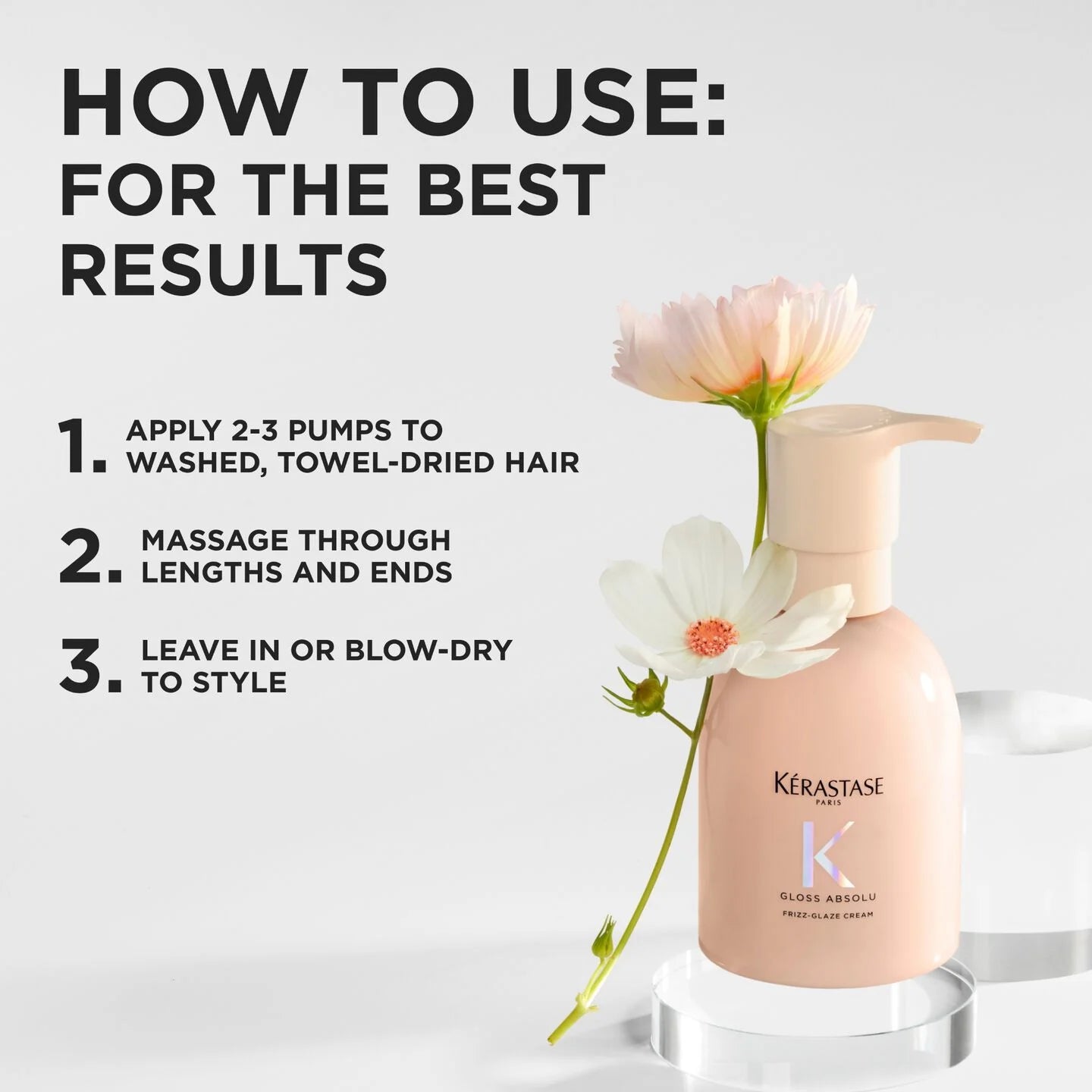 Gloss Absolu Frizz Glaze Blowdry Cream